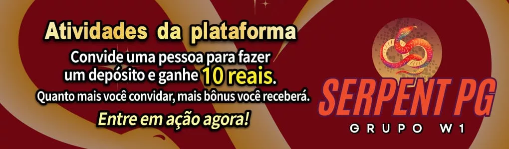 Cadastre-se na Serpent PG para receber o bônus de boas-vindas